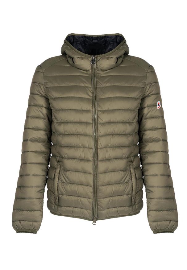 Invicta Kurtka | 4431449 | Mężczyzna | Khaki. Okazja: na co dzień. Typ kołnierza: kaptur. Kolor: brązowy. Materiał: poliamid. Wzór: aplikacja. Styl: casual