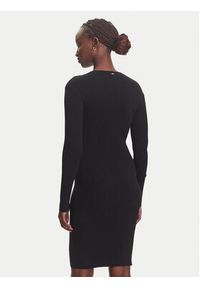 Fracomina Sukienka codzienna FS23WD5014K50401 Czarny Slim Fit. Okazja: na co dzień. Kolor: czarny. Materiał: syntetyk. Typ sukienki: proste. Styl: casual #4