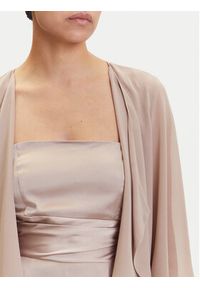 Marella Kombinezon Camilla 2515231022200 Beżowy Regular Fit. Kolor: beżowy. Materiał: syntetyk