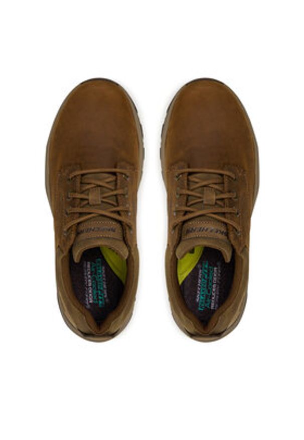 skechers - Skechers Trekkingi Knowlson 204920 DSRT Brązowy. Kolor: brązowy. Materiał: skóra. Sport: turystyka piesza