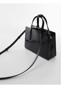 mango - Mango Torebka Antia 57002514 Czarny. Kolor: czarny. Materiał: skórzane #5