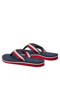 TOMMY HILFIGER - Tommy Hilfiger Japonki Corporate Beach Sandal FW0FW07986 Kolorowy. Materiał: materiał. Wzór: kolorowy #5