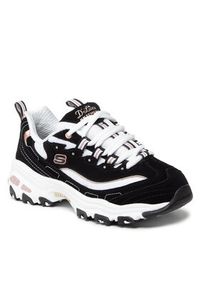 skechers - Skechers Sneakersy Devoted Fan 13154/BKRG Czarny. Kolor: czarny. Materiał: skóra #7