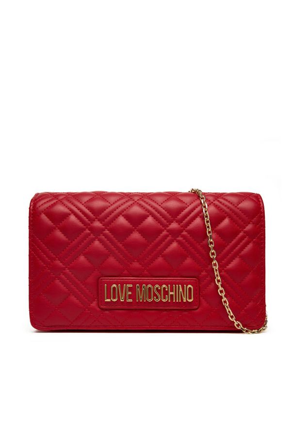 Love Moschino - LOVE MOSCHINO Torebka JC4079PP0NLA0500 Czerwony. Kolor: czerwony. Materiał: skórzane