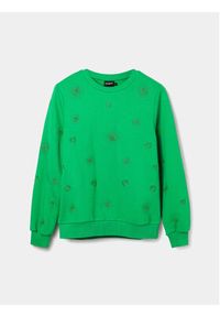 Desigual Bluza Joyta 24SWSK07 Zielony Regular Fit. Kolor: zielony. Materiał: bawełna #6