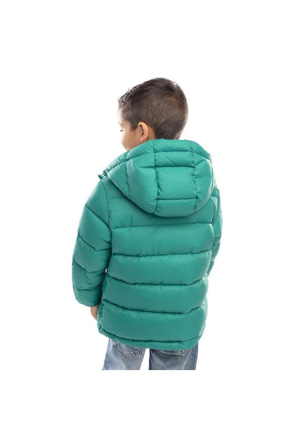 SIROKO - Chłopięca kurtka puchowa Lifestyle Siroko Jellybean. Kolor: zielony. Materiał: puch