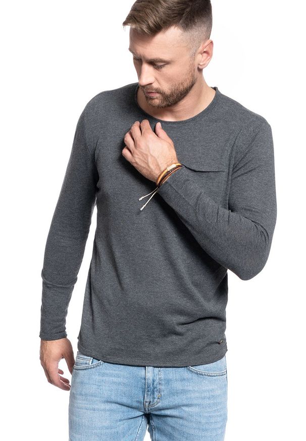 Mustang - MĘSKI SWETER MUSTANG EMIL C JUMPER 1009792 4151