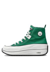 Rieker Sneakersy 90010-52 Zielony. Kolor: zielony #5