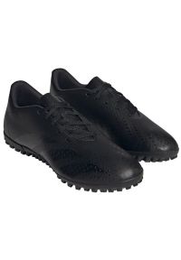 Adidas - Buty adidas Predator Accuracy.4 Tf M GW4645 czarne czarne. Kolor: czarny. Materiał: materiał. Szerokość cholewki: normalna