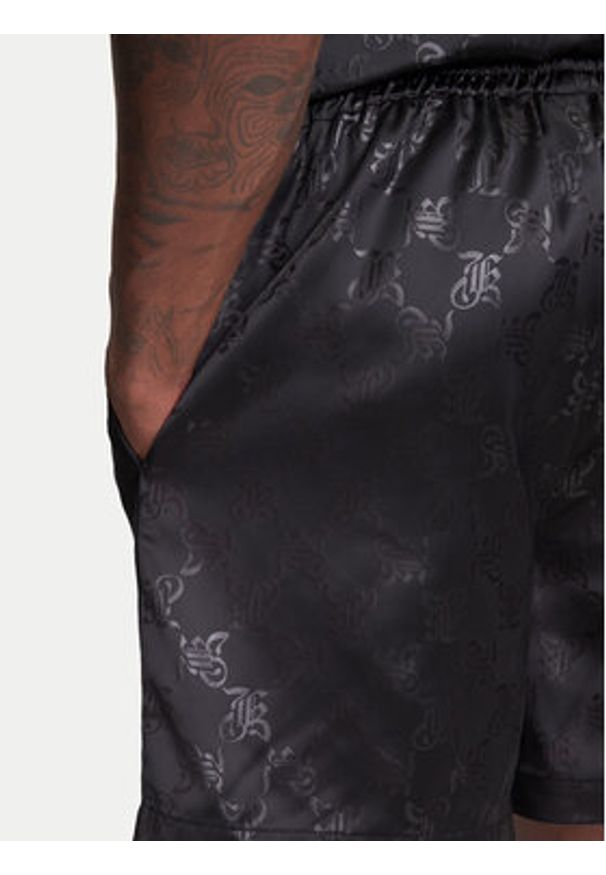 Karl Kani Szorty sportowe Signature All Over Print Resort PD00005302 Czarny Regular Fit. Kolor: czarny. Materiał: syntetyk. Wzór: nadruk. Styl: sportowy