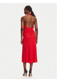 Elisabetta Franchi Sukienka koktajlowa AB71952E2 CG5 Czerwony Regular Fit. Kolor: czerwony. Materiał: wiskoza. Styl: wizytowy #5