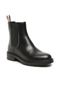 BOSS - Sztyblety Boss 50498795 Black 001. Kolor: czarny. Materiał: skóra #1