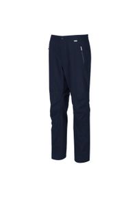 Regatta - Spodnie turystyczne męskie Highton Stretch. Kolor: niebieski. Długość: długie. Sezon: lato. Sport: turystyka piesza #1