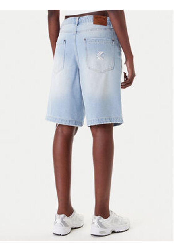 Karl Kani Szorty jeansowe PD00005506 Niebieski Loose Fit. Kolor: niebieski. Materiał: bawełna