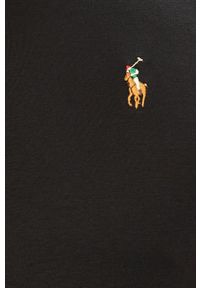 Polo Ralph Lauren - T-shirt/polo 710685514002. Typ kołnierza: polo. Kolor: czarny. Materiał: dzianina. Długość: krótkie #4