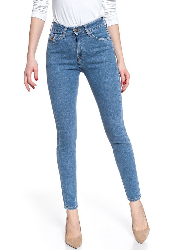 Lee - SPODNIE DAMSKIE LEE SCARLETT HIGH FLAT STONE L31AROEO 112106992