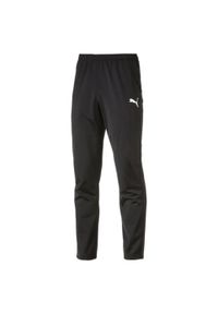 Spodnie sportowe męskie Puma Liga 655770-03. Kolor: czarny. Materiał: poliester. Sport: fitness, piłka nożna