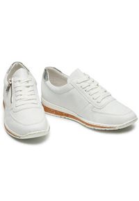 Rieker Sneakersy N5127-80 Biały. Kolor: biały. Materiał: skóra #7
