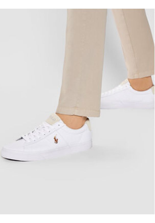Polo Ralph Lauren Tenisówki Sayer 816749369003 Biały. Kolor: biały. Materiał: materiał