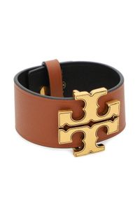 Tory Burch Bransoletka Eleanor Leather Bracelet 143767 Brązowy. Kolor: brązowy