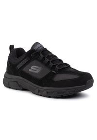 skechers - Skechers Trekkingi Oak Canyon 51893/BBK Czarny. Kolor: czarny. Materiał: materiał. Sport: turystyka piesza #5