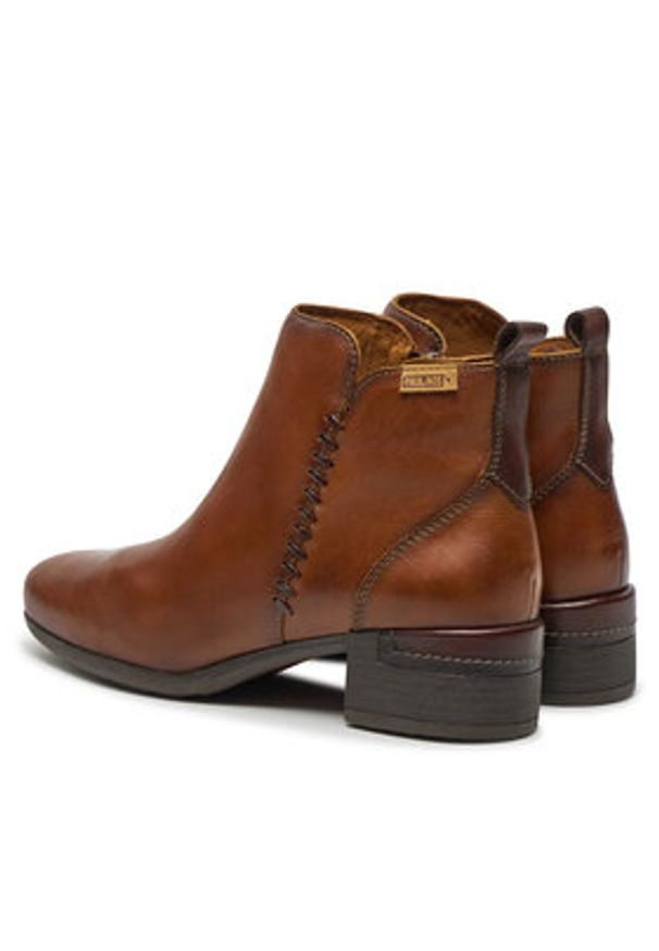 Pikolinos Botki W6W-8950 Brązowy. Kolor: brązowy. Materiał: skóra