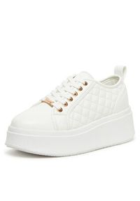DeeZee Sneakersy AM25237-D Biały. Kolor: biały. Materiał: skóra #5