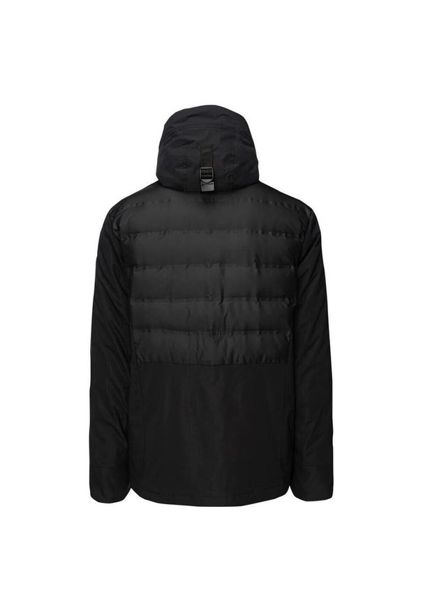 Hi-tec - Męska Ocieplana Kurtka Helten. Kolor: czarny. Materiał: puch. Sport: turystyka piesza