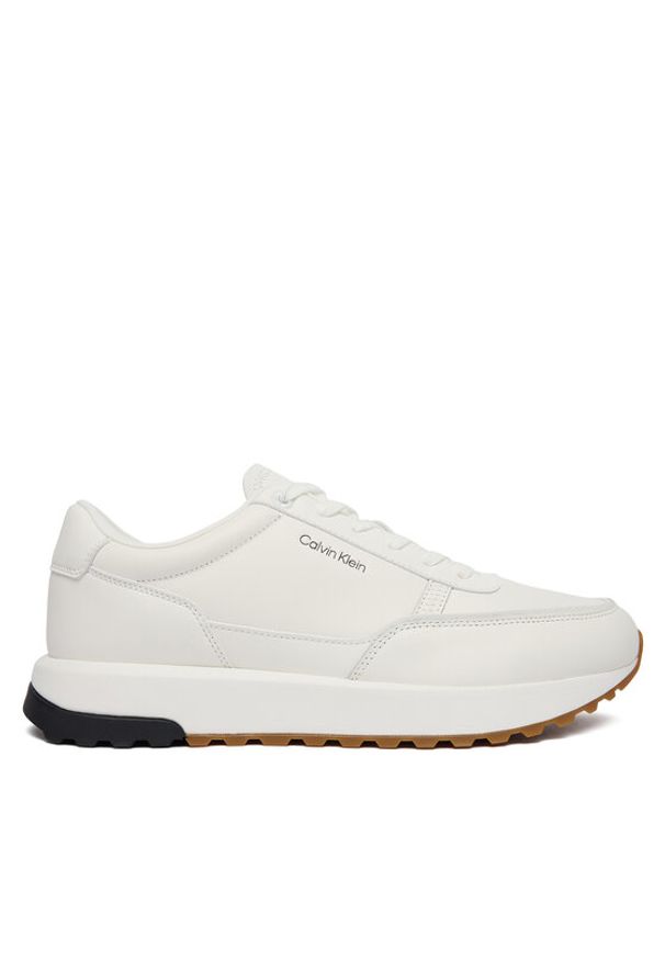 Calvin Klein Sneakersy HM0HM02146 Biały. Kolor: biały. Materiał: skóra