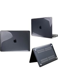 Etui Strado Etui pokrowiec HardShell Case do Apple MacBook Air 13 2018-2020 (Czarne) uniwersalny. Kolor: czarny. Materiał: hardshell #1