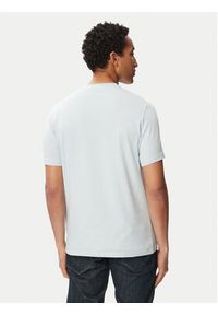 Karl Lagerfeld - KARL LAGERFELD T-Shirt 755781 563235 Niebieski jasny Regular Fit. Typ kołnierza: dekolt w karo. Kolor: niebieski. Materiał: bawełna #2