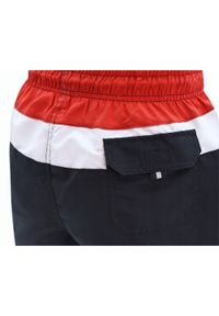 Spodenki Plażowe (Kąpielówki) - Pako Jeans - Kolorowe. Kolor: czerwony, wielokolorowy, niebieski. Materiał: poliester. Wzór: kolorowy #7
