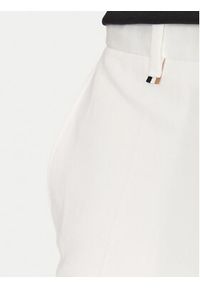 BOSS Spodnie garniturowe C-Genius 50539970 Biały Slim Fit. Kolor: biały. Materiał: bawełna #3