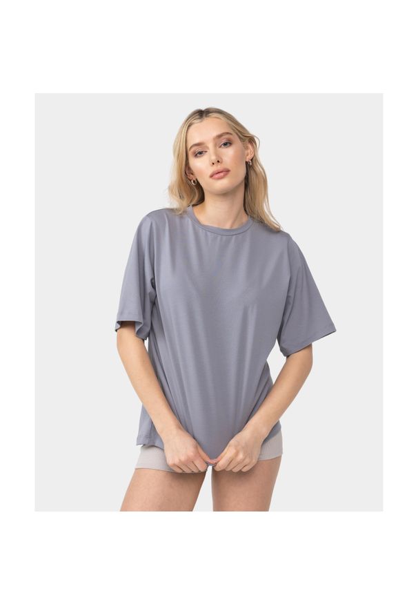 Koszulka Carpatree Cozy Leisure szara. Kolor: szary. Materiał: bawełna