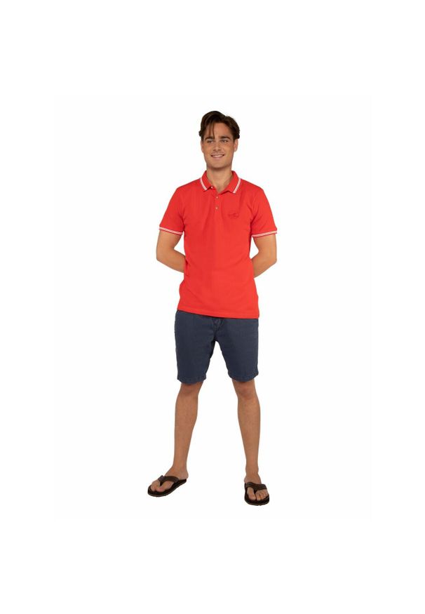 Polo Protest Ted. Okazja: na co dzień. Typ kołnierza: polo. Kolor: czerwony. Sezon: lato. Styl: casual