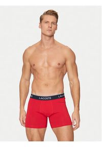 Lacoste Komplet 3 par bokserek 6H3420 Kolorowy. Materiał: bawełna. Wzór: kolorowy #4