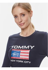 Tommy Jeans Sukienka codzienna DW0DW15889 Granatowy Slim Fit. Okazja: na co dzień. Kolor: niebieski. Materiał: syntetyk. Typ sukienki: proste. Styl: casual #6