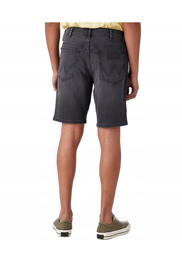 Wrangler - WRANGLER TEXAS SHORTS MĘSKI SZORTY SPODENKI ASHES W11CBY43A 112328975