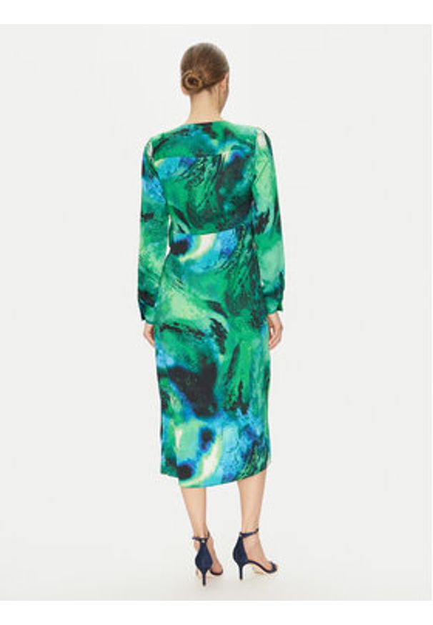DKNY Sukienka koktajlowa DD4JYD34 Zielony Regular Fit. Kolor: zielony. Materiał: syntetyk. Styl: wizytowy