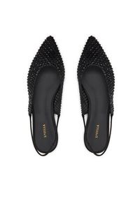 LE SILLA - Le Silla Baleriny Chanel Gilda 9024Z020MTPPSAS933 Czarny. Kolor: czarny. Materiał: syntetyk #3