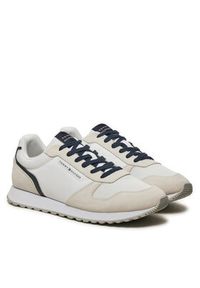 TOMMY HILFIGER - Tommy Hilfiger Sneakersy New Runner Eva Trainers FM0FM05454 Biały. Kolor: biały. Materiał: materiał