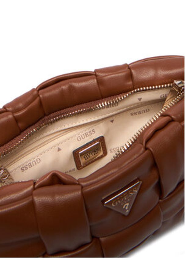 Guess Torebka Marion Mini HWWG80 72720 Brązowy. Kolor: brązowy. Materiał: skórzane