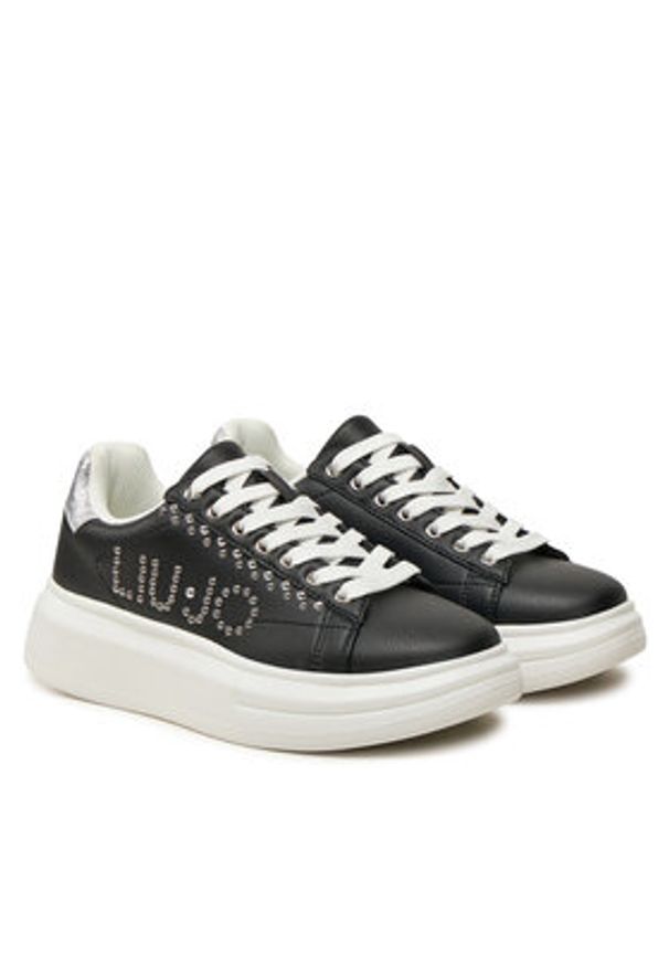 Liu Jo Sneakersy F4755 EX096 Czarny. Kolor: czarny. Materiał: skóra