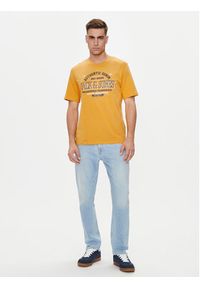 Jack & Jones - Jack&Jones T-Shirt Logo 12254862 Żółty Standard Fit. Kolor: żółty. Materiał: bawełna