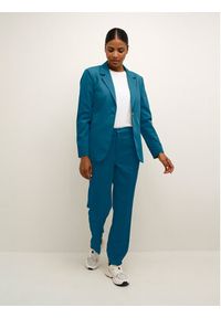 Kaffe Marynarka Sakura 10506684 Niebieski Slim Fit. Kolor: niebieski. Materiał: syntetyk