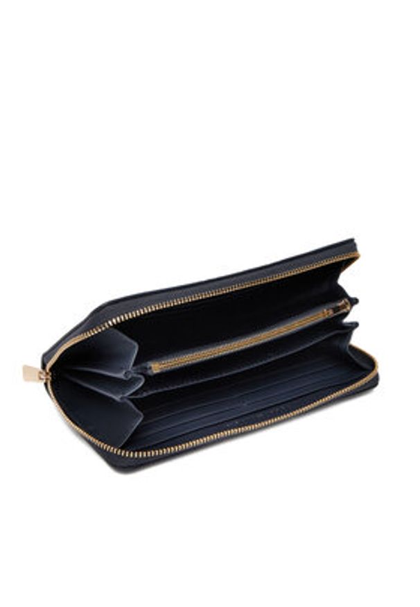 TOMMY HILFIGER - Tommy Hilfiger Portfel Th Icon Lrg Za Corp AW0AW18654 Granatowy. Kolor: niebieski. Materiał: skóra