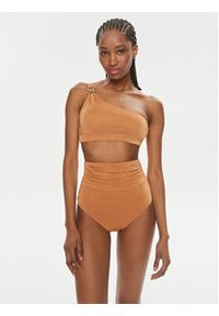 Max Mara Beachwear Góra od bikini Alexia 2416821159 Pomarańczowy. Kolor: pomarańczowy. Materiał: syntetyk