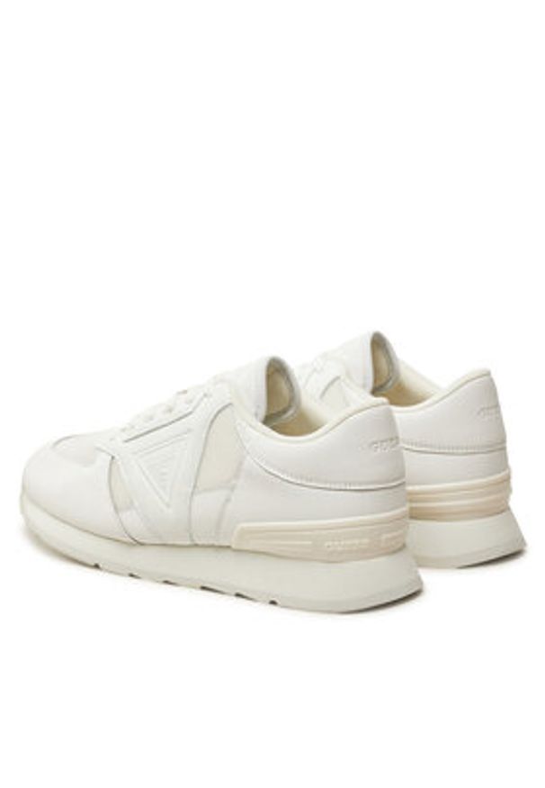 Guess Sneakersy Fano FMFFAN ELE12 Biały. Kolor: biały. Materiał: skóra
