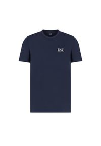 EMPORIO ARMANI CONNECTED - T-Shirt Core Identity Rozmiar S Niebieski - 8NPT25PJVPZ-0562. Kolor: niebieski. Materiał: jersey, bawełna #1