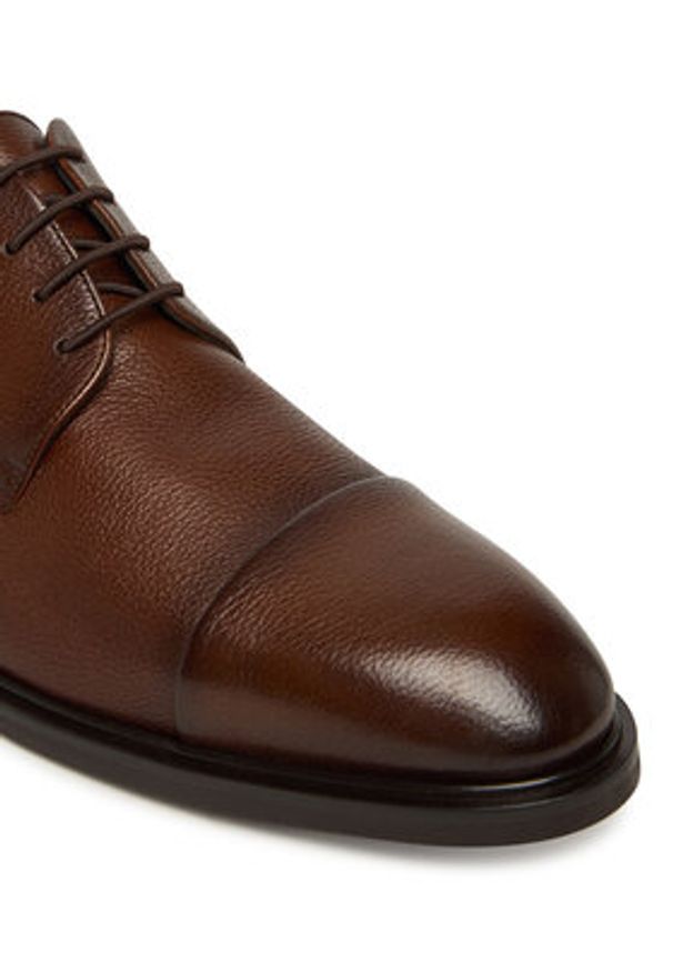 BOSS Półbuty P-Winslow 50549686 Brązowy. Kolor: brązowy. Materiał: skóra